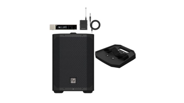 EV EVERSE 8-Schwarz Bundle mit Tray + Sennheiser EW-D CI1