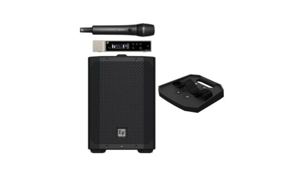 EV EVERSE 8-Schwarz Bundle mit Tray + Sennheiser EW-D 835-S