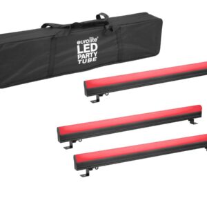 EUROLITE Set 3x AKKU PT-100/32 Pixel DMX Tube + Soft-Bag