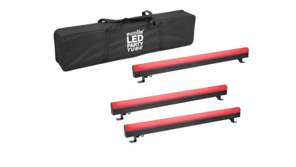 EUROLITE Set 3x AKKU PT-100/32 Pixel DMX Tube + Soft-Bag