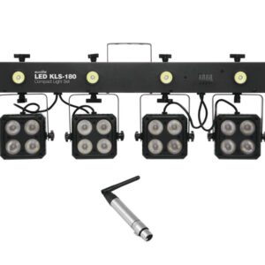 EUROLITE Set LED KLS-180 + QuickDMX Funkempfänger