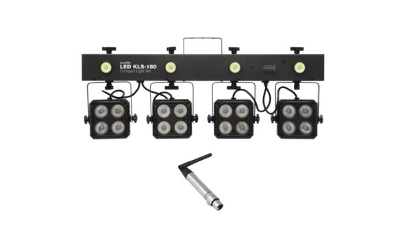 EUROLITE Set LED KLS-180 + QuickDMX Funkempfänger