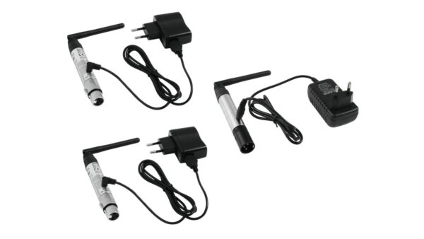 EUROLITE Set QuickDMX 1x Sender + 2x Empfänger