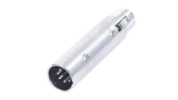 OMNITRONIC Adapter 3pol XLR(F)/5pol XLR(M)