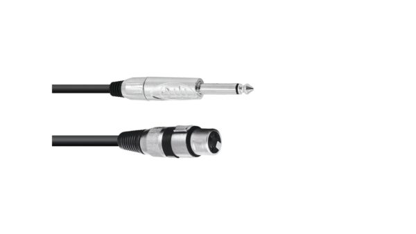 OMNITRONIC Adapterkabel XLR(F)/Klinke mono 2m sw