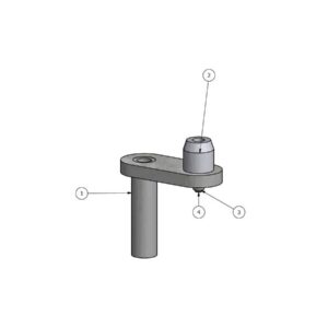 Prolyte 1 Weg Fuß Adapter - Layher Unterbau mit Stagedex