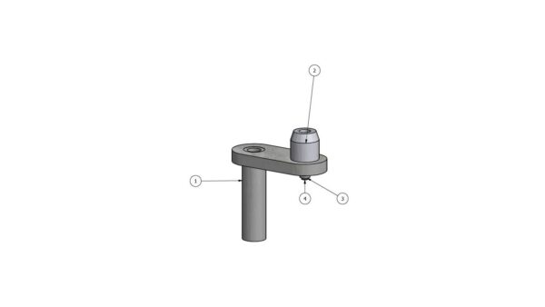 Prolyte 1 Weg Fuß Adapter - Layher Unterbau mit Stagedex