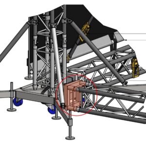 Prolyte MPT Roof Base Groundring Adapter