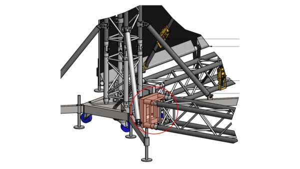 Prolyte MPT Roof Base Groundring Adapter