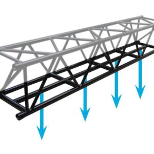 Prolyte Truss S52SV-L100 Gerade 1m mit Mitteltube