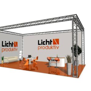 Prolyte X30V Messestand 10 x 5 x 3 m 4-Punkt