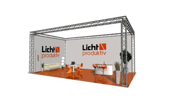 Prolyte X30V Messestand 10 x 5 x 3 m 4-Punkt