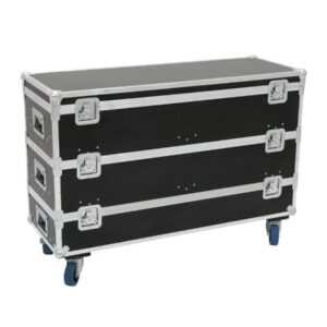 ROADINGER Flightcase 12x LED-Leiste Größe L