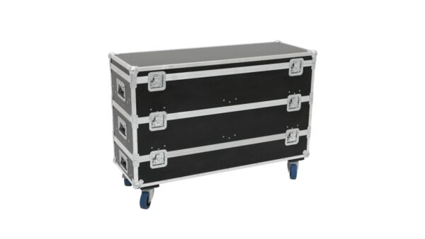 ROADINGER Flightcase 12x LED-Leiste Größe L