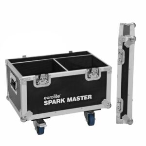 ROADINGER Flightcase 2x Spark Master mit Rollen