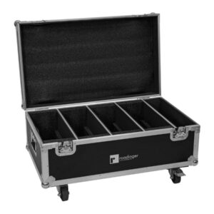 ROADINGER Flightcase 4x LED CLS-18 QCL RGB/WW