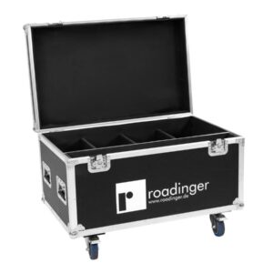 ROADINGER Flightcase 4x LED IP Atmo Blinder 9