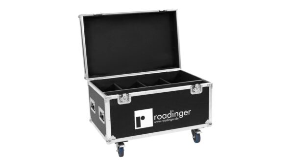 ROADINGER Flightcase 4x LED IP Atmo Blinder 9