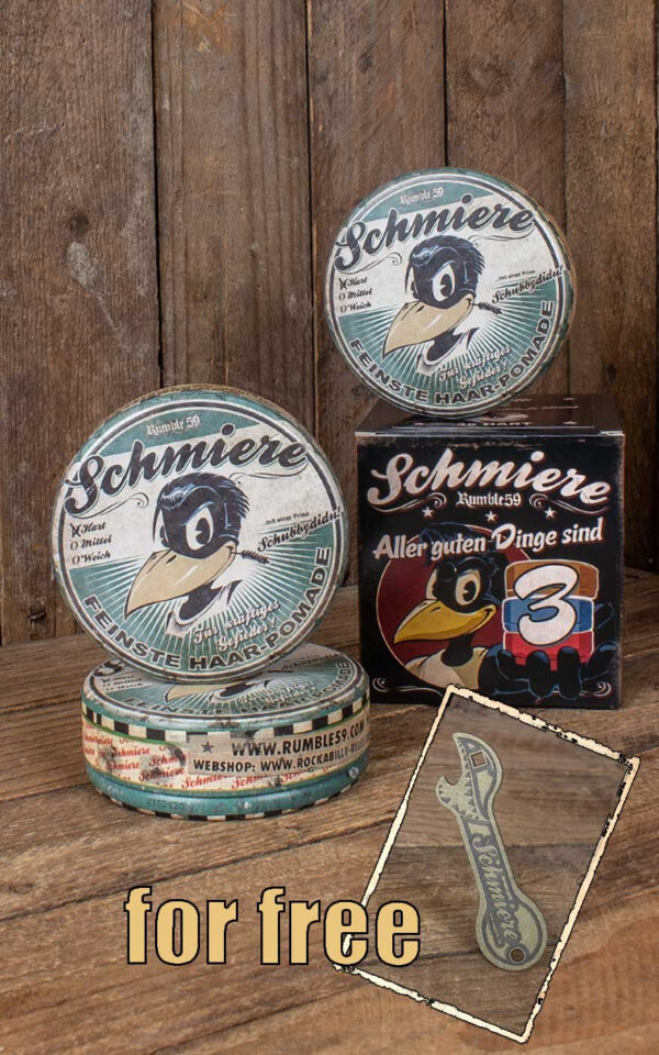 Rumble59 - Schmiere - 3er Set Pomade Hart