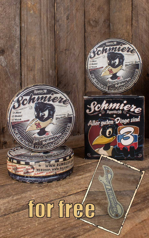 Rumble59 - Schmiere - 3er Set Pomade Kn?ppelhart