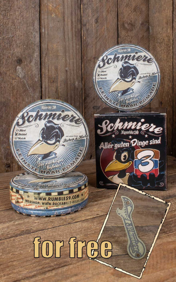 Rumble59 - Schmiere - 3er Set Pomade Mittel