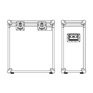 Seeburg Flightcase for 2x A3 + accessories