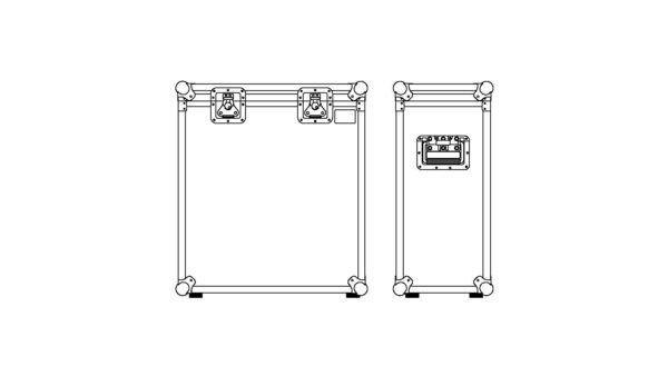 Seeburg Flightcase for 2x A3 + accessories