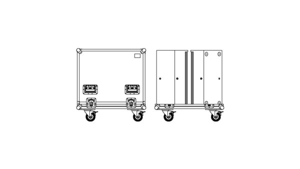 Seeburg Flightcase for 2x A6 / TSM12 + accessories