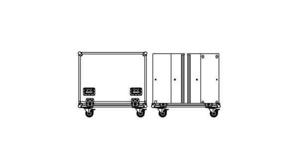 Seeburg Flightcase for 2x A8 / TSM15 + accessories