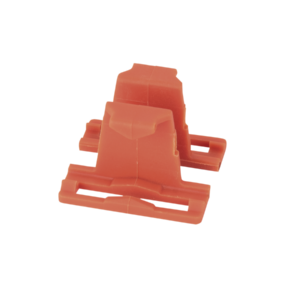 Showgear Mounting clip double for 4-pin and 5-pin cable connector