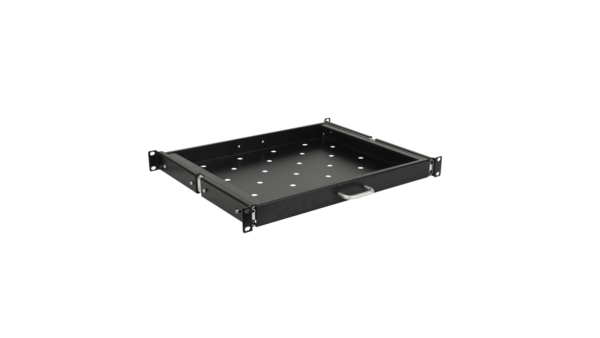 Showgear 19-inch 1U Fixed Sliding Rack Mount Shelf