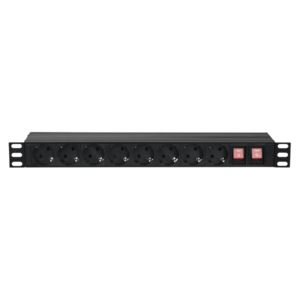 Showgear 19" 1U Main Power Strip 16"