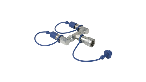 Showtec CO2 3/8 Q-Lock 2-way Combiner