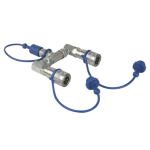 Showtec CO2 3/8 Q-Lock 2-way Splitter