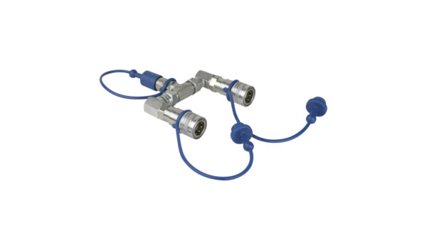 Showtec CO2 3/8 Q-Lock 2-way Splitter