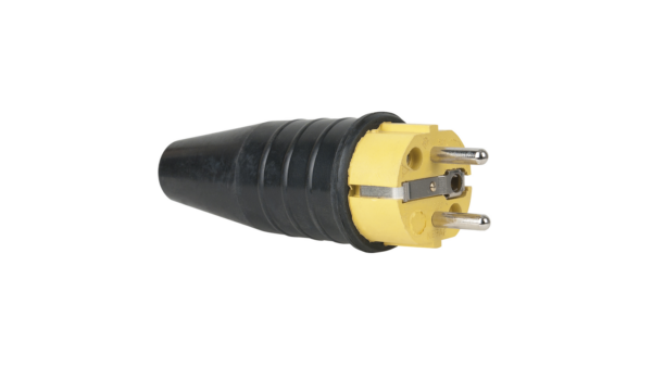 PCE Rubber Schuko Connector Male