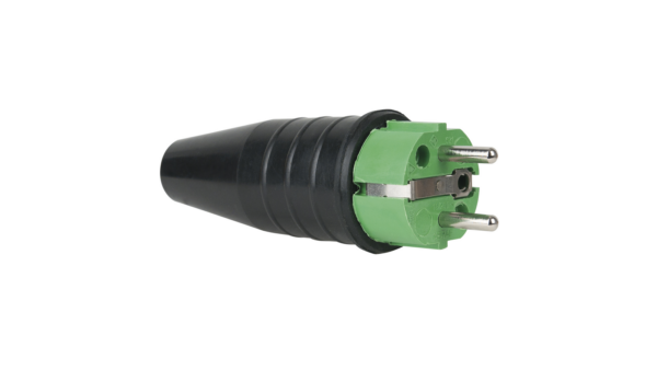 PCE Rubber Schuko Connector Male