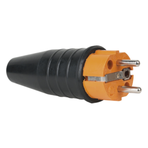 PCE Rubber Schuko Connector Male