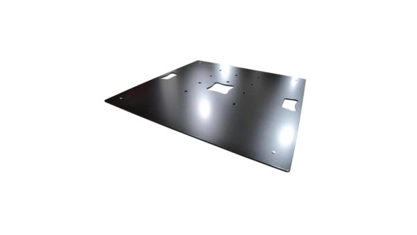 Universal Traversen Bodenplatte 75 x 75 cm 6mm 30kg Schwarz