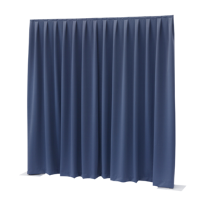 Wentex P&D Vorhang 330 x 300 cm 260 g/m² gewellt blau