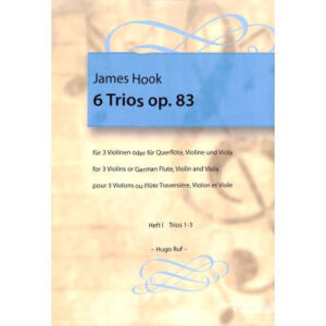 Trio für Violine 6 Trios op. 83 Bd. 1 (Nr. 1-3)