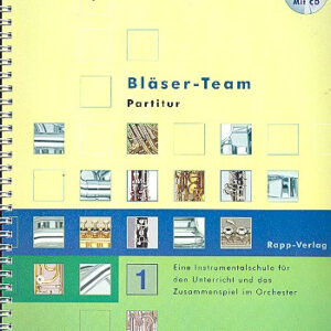 Partitur Bläser-Team Band 1 (+CD)