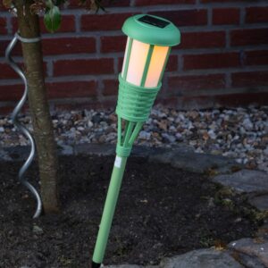 LED Solar Fackel FLAME - Gartenfackel - simulierter Flammeneffekt -...