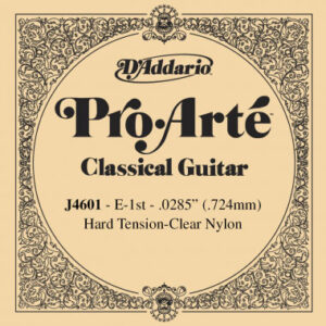 Einzelsaite D´Addario J4601 E1 Pro Arte Classical Hard