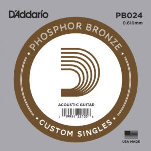 Einzelsaite D´Addario PB024 Phosphor Pronze