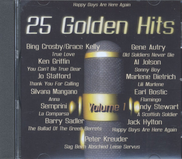 Various - 25 Golden Hits of the 40's - 50's Vol.1 - Happy Days Are Here Again (CD)