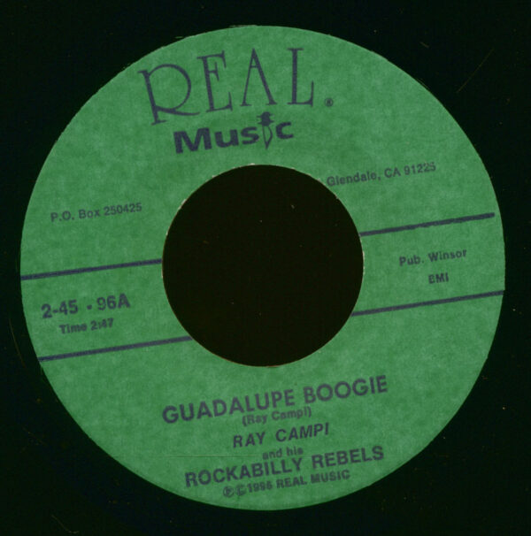 Ray Campi - Guadalupe Boogie - I'm A Fool About Your Loving (7inch