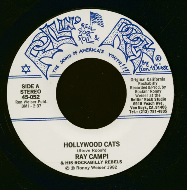 Ray Campi - Hollywood Cats - Rockabilly Man (7inch