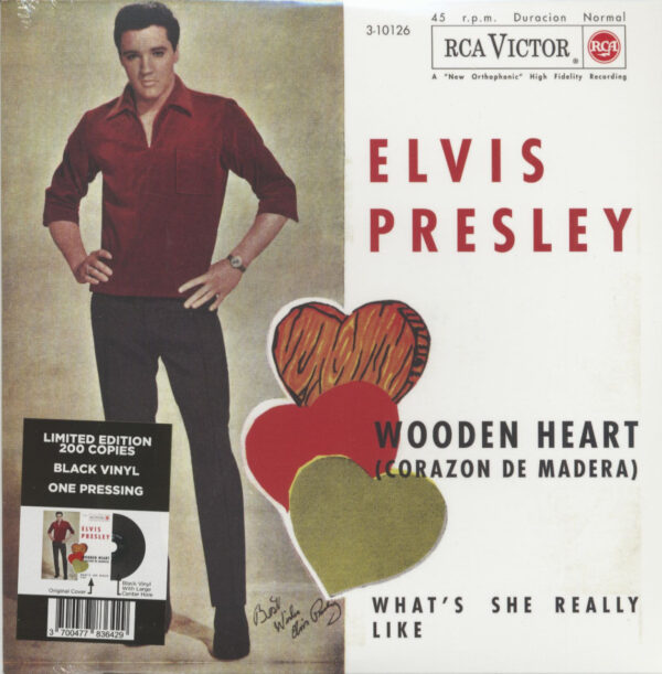 Elvis Presley - Wooden Heart (7inch