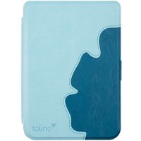 tolino shine / shine color - Tasche Slim - Flowy Lightblue